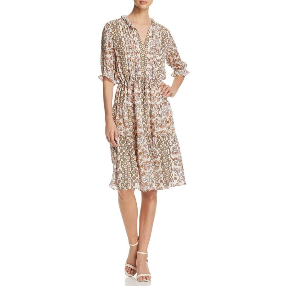 Tory Burch Serena Printed Silk Dress
